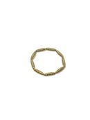 Pulseira Luxo vazada ( ajustável em fio de silicone)