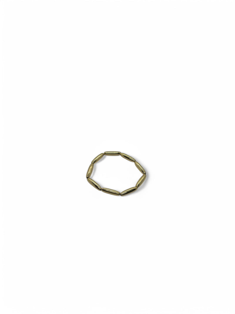 Pulseira Luxo brilhosa (ajustável em fio de silicone)
