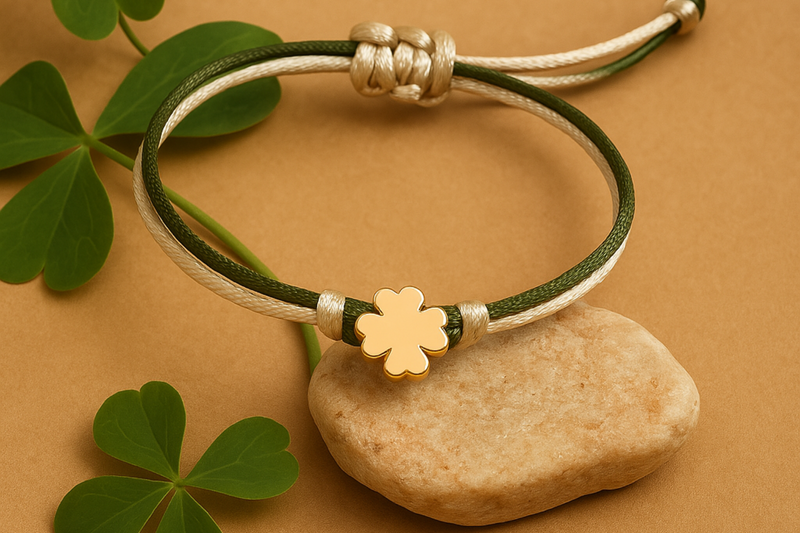 Pulseira Trevo da Sorte JM - Coleção Nós