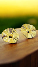 Brinco redondo folha