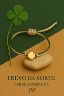 Pulseira Trevo da Sorte JM - Coleção Nós
