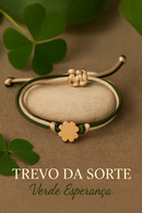Pulseira Trevo da Sorte JM - Coleção Nós